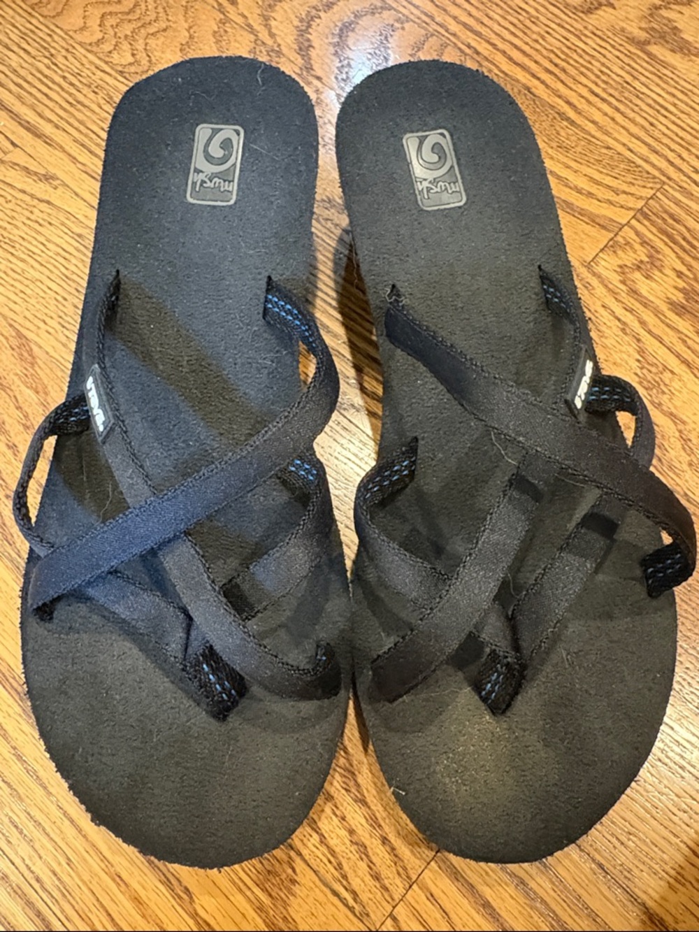 Teva Women's Black Strappy Sandals
